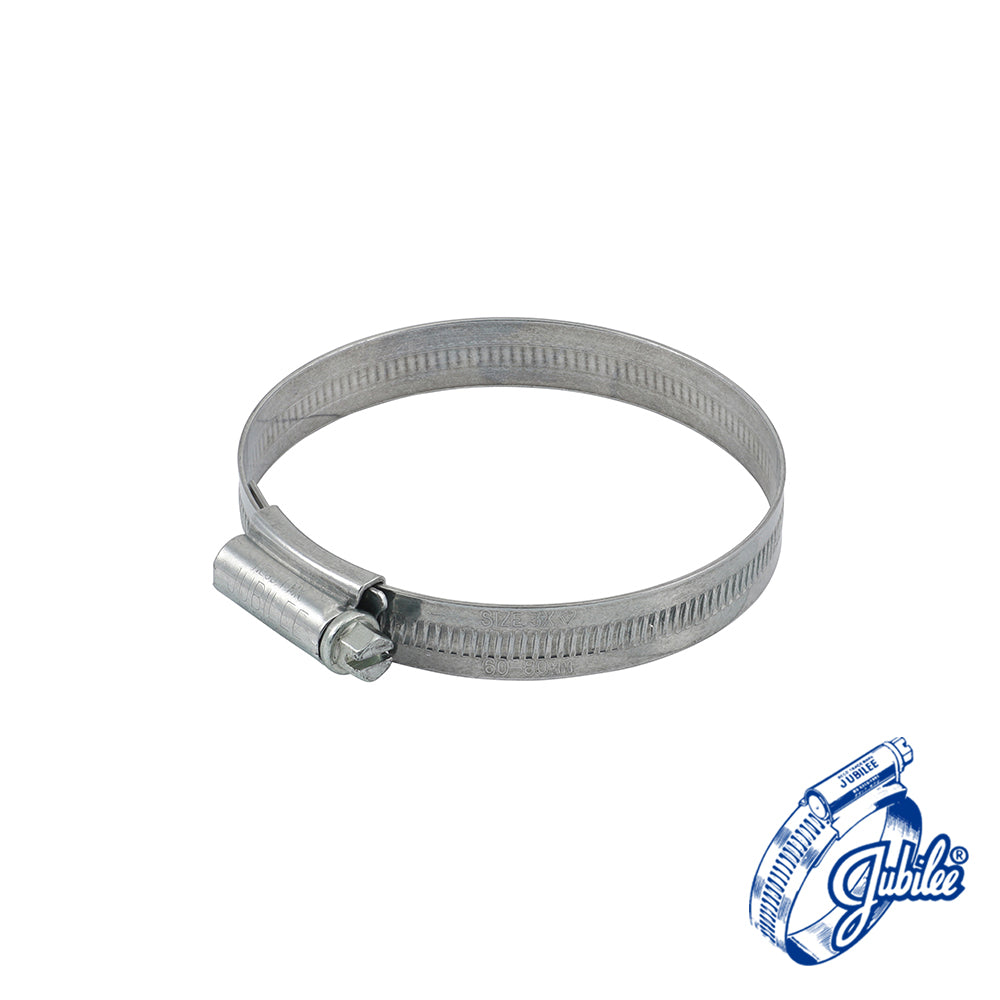TIMCO Jubilee Clip - Zinc Protected Mild Steel / 60-80mm / Bag of 10