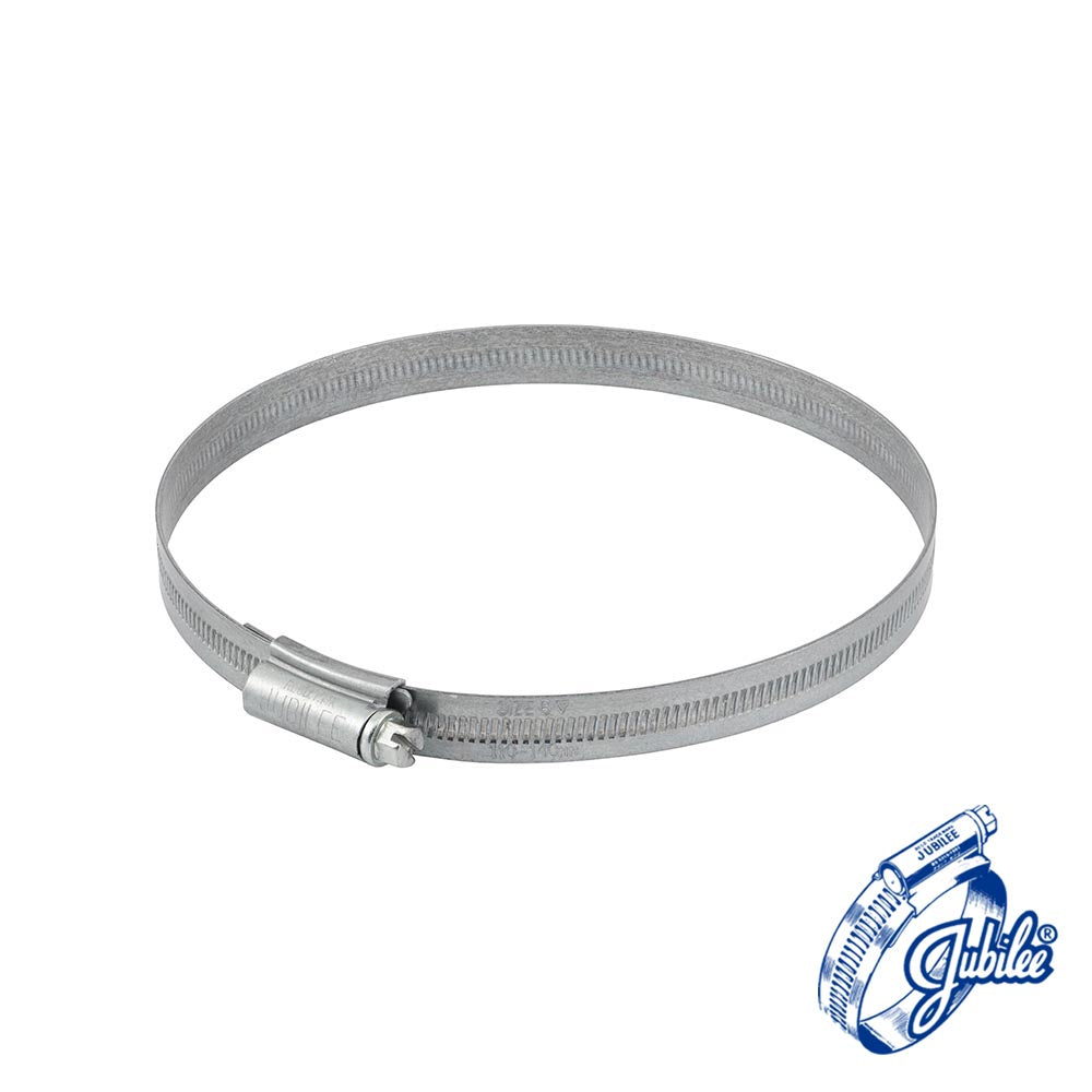 TIMCO Jubilee Clip - Zinc Protected Mild Steel / 110-140mm / Bag of 5