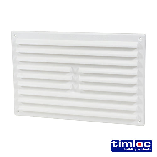 TIMCO Louvre Grille Vent F/Scr White
