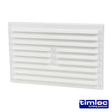 TIMCO Louvre Grille Vent F/Scr White