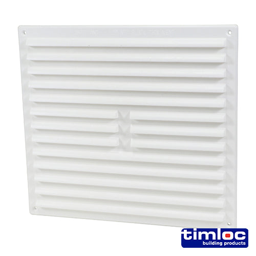 TIMCO Louvre Grille Vent F/Scr White