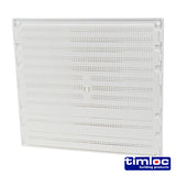 TIMCO Louvre Grille Vent F/Scr White