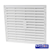 TIMCO Louvre Grille Vent White
