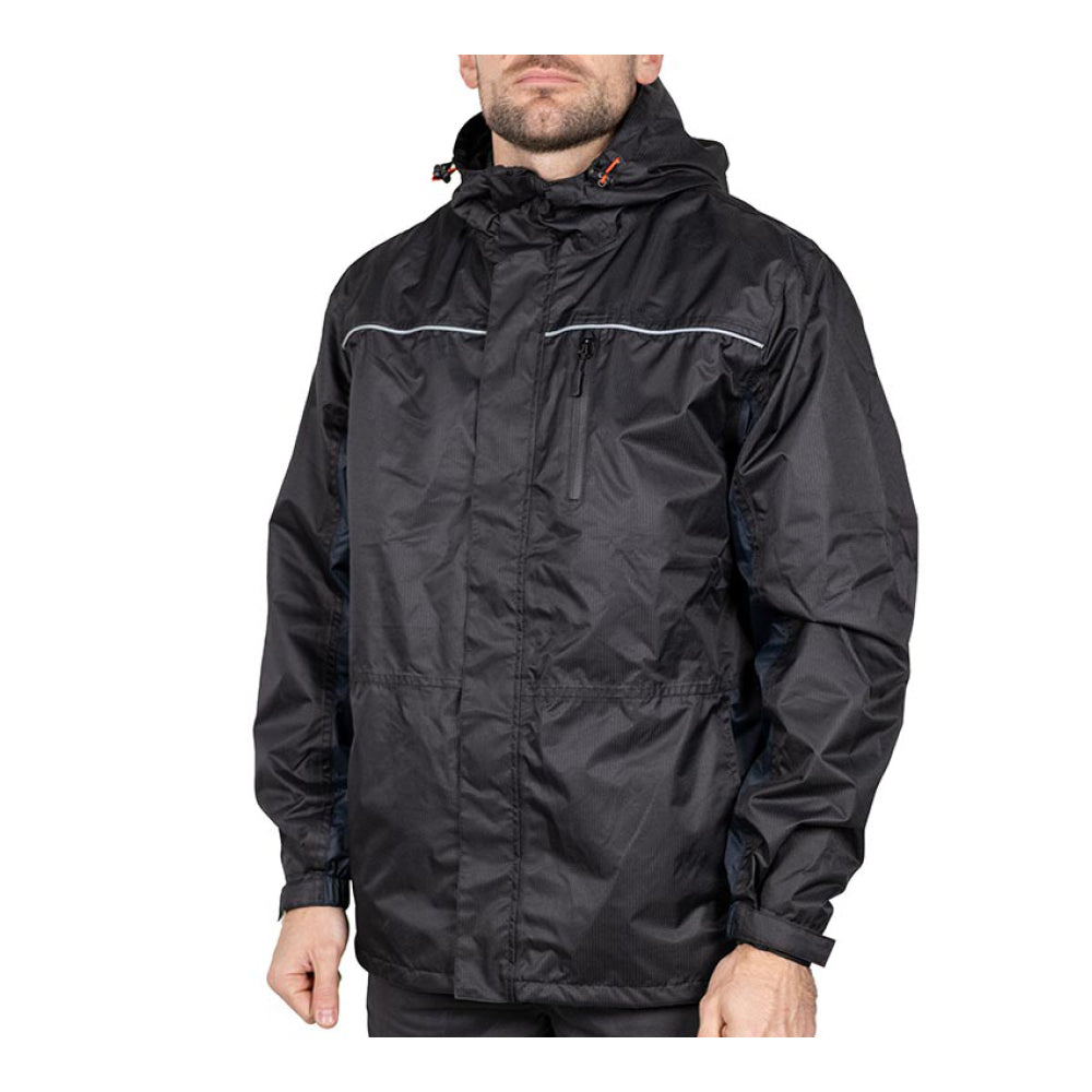 TIMCO Lined Rain Jacket Black/Navy