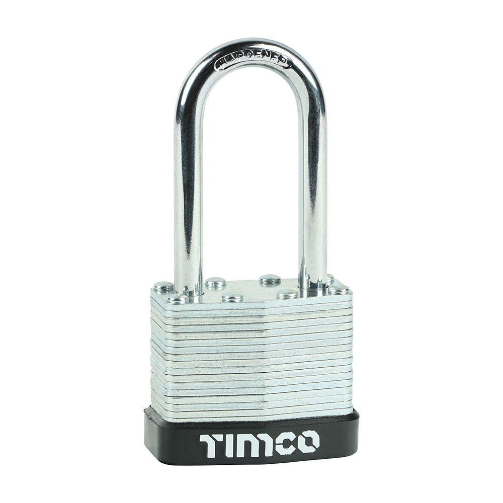 TIMCO Long Shackle Laminated Padlock