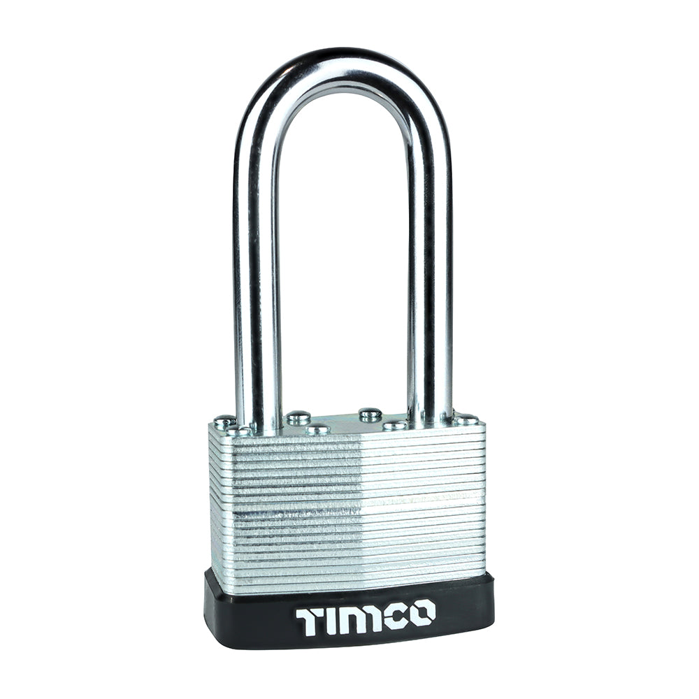 TIMCO Long Shackle Laminated Padlock