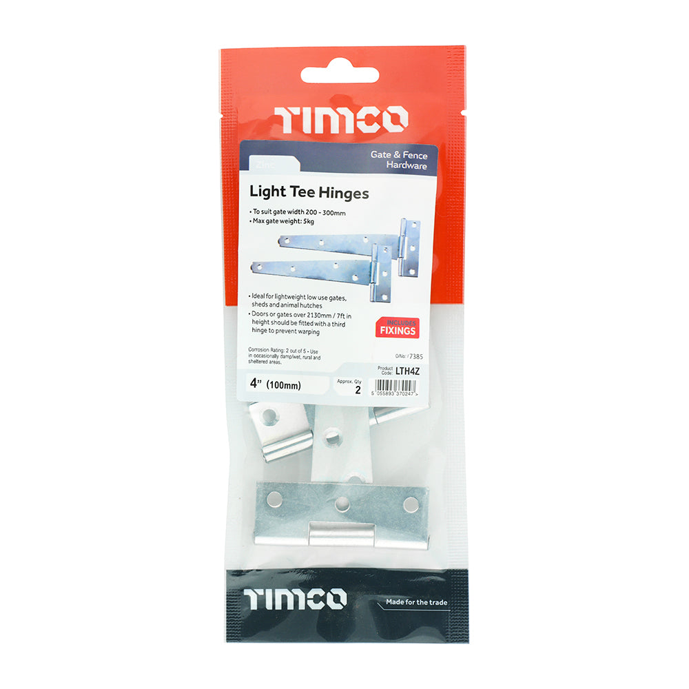 TIMCO Light Tee Hinge Pair