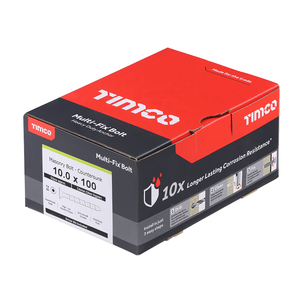 TIMCO Multi-Fix Bolt CSK Head