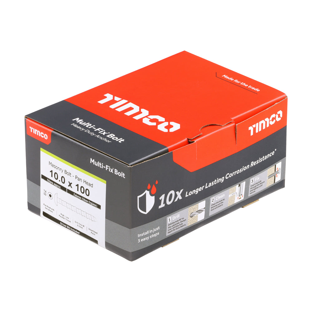 TIMCO Multi-Fix Bolt PAN Head