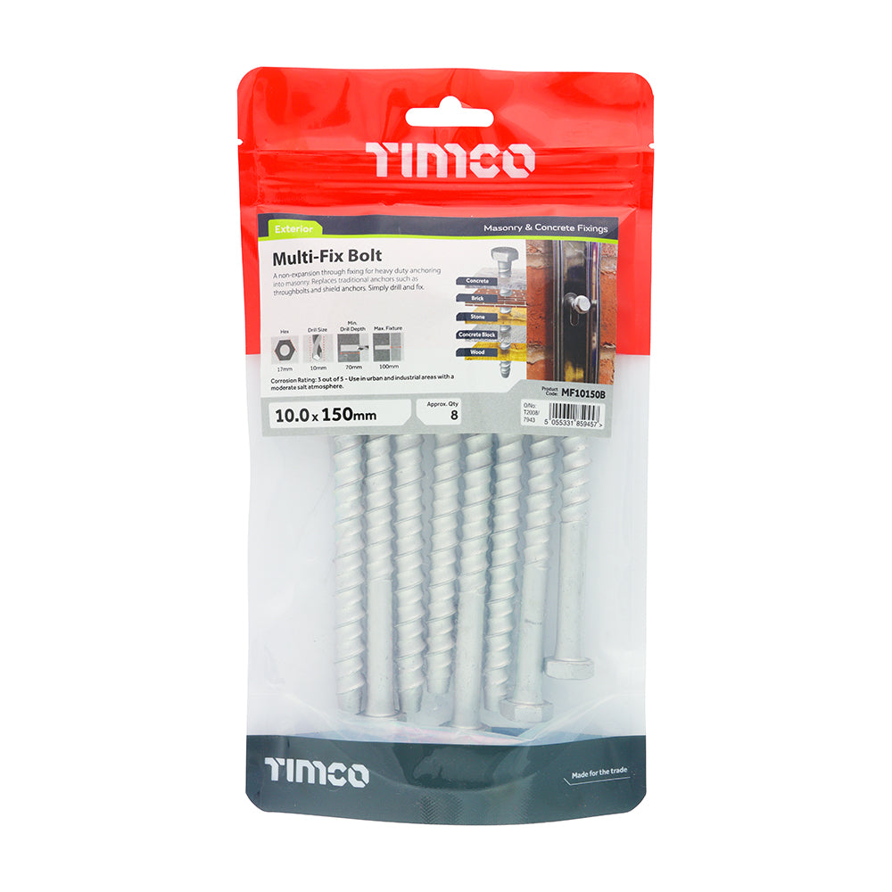 TIMCO Multi-Fix Bolt Hex Head