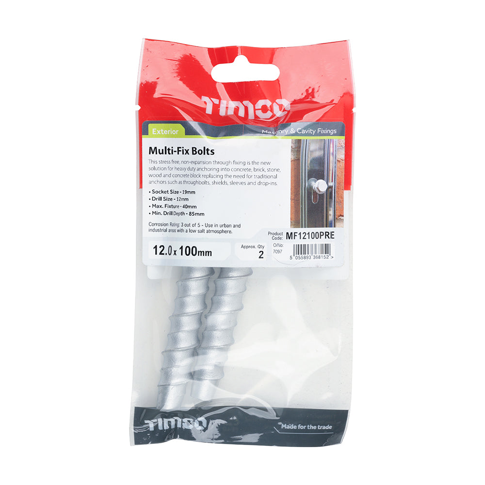 TIMCO Multi-Fix Bolt Hex Head