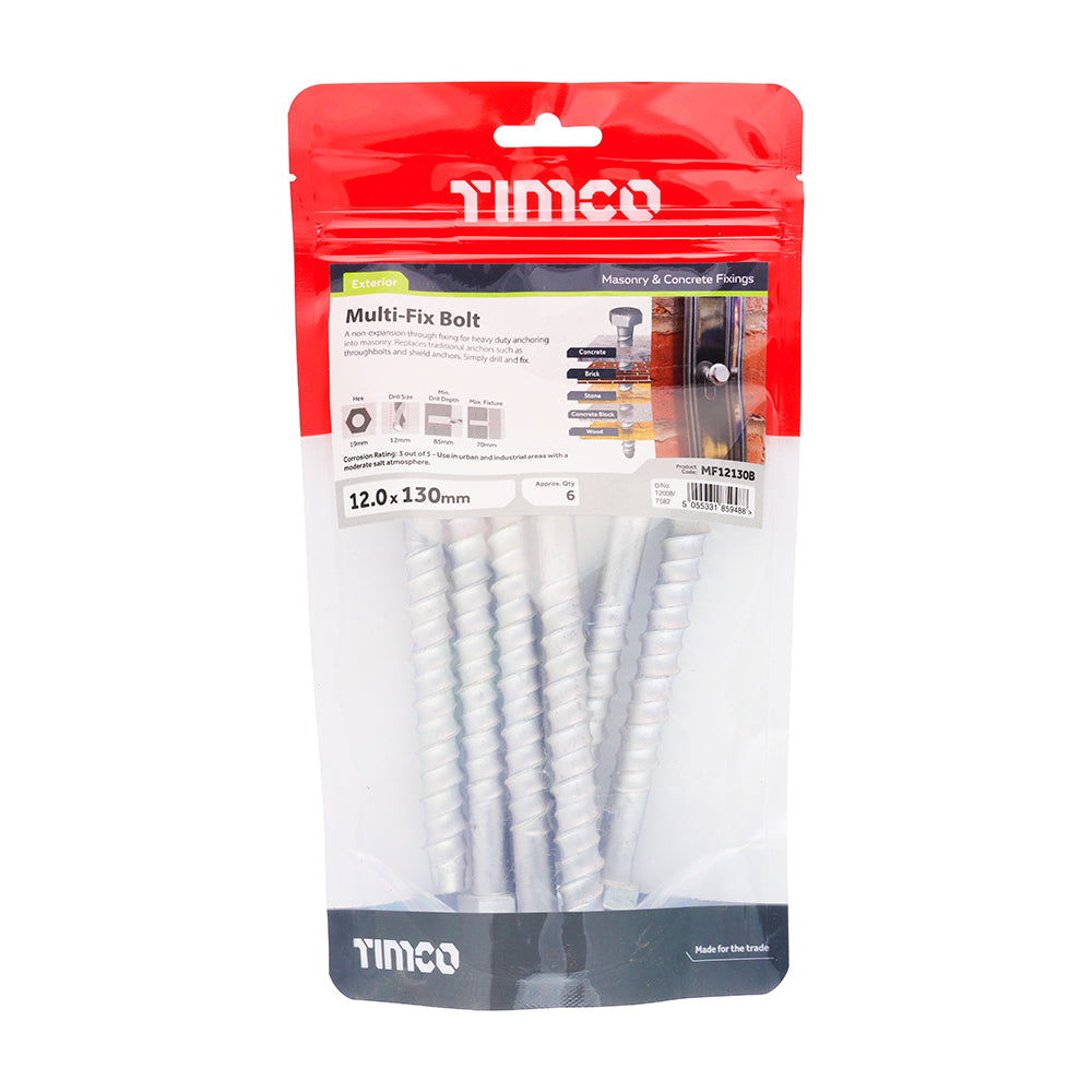 TIMCO Multi-Fix Bolt Hex Head