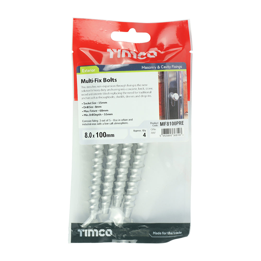 TIMCO Multi-Fix Bolt Hex Head