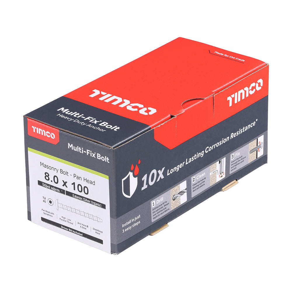 TIMCO Multi-Fix Bolt PAN Head