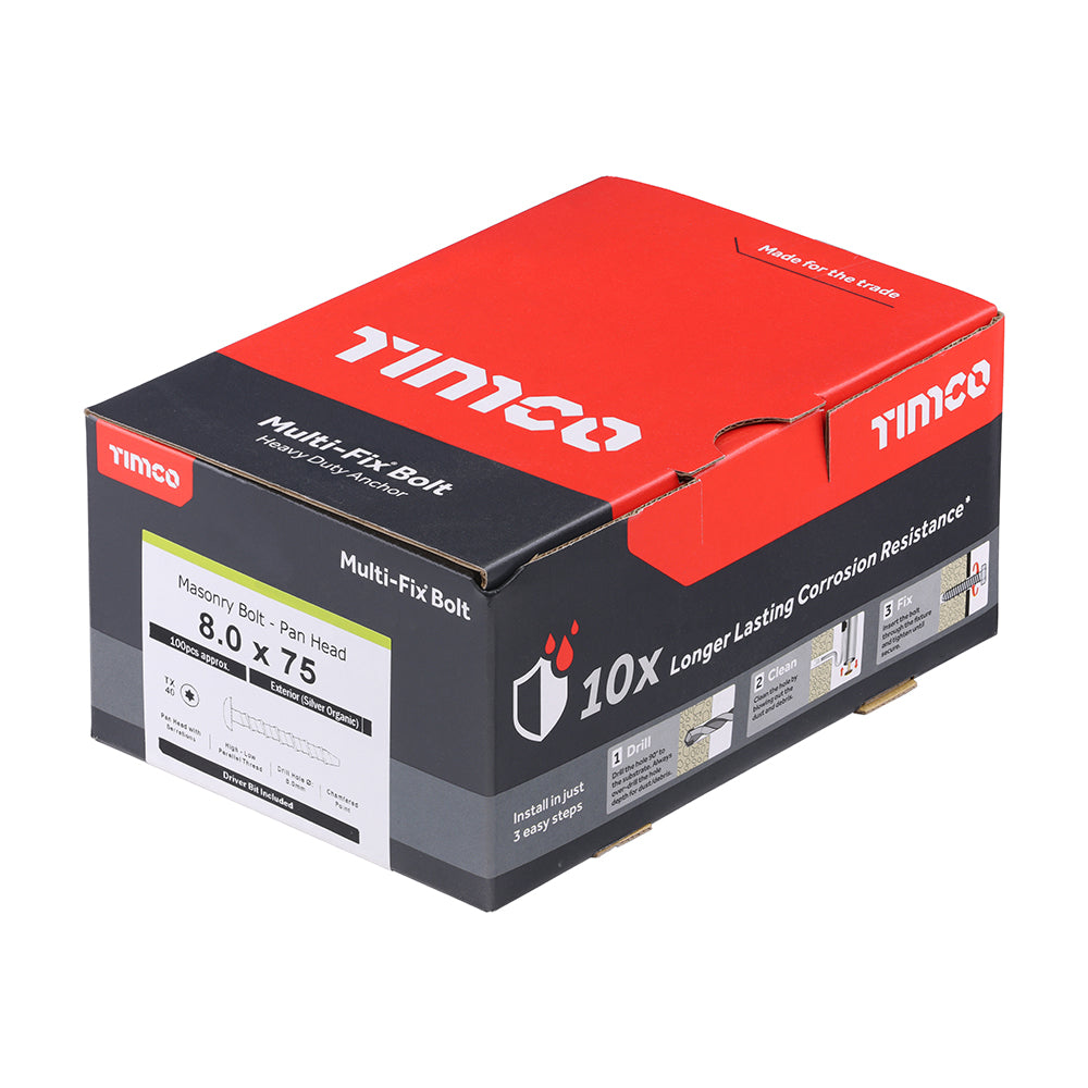 TIMCO Multi-Fix Bolt PAN Head