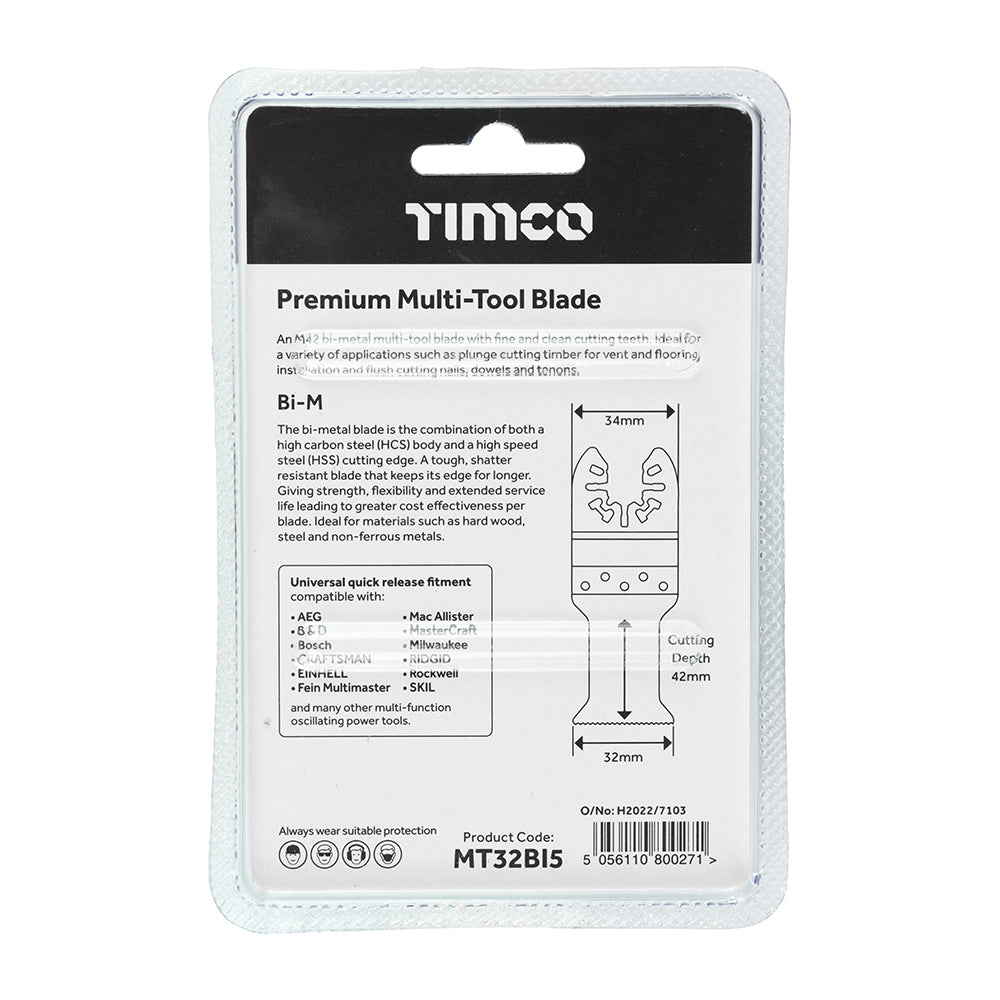TIMCO Premium MTool Blade Straight