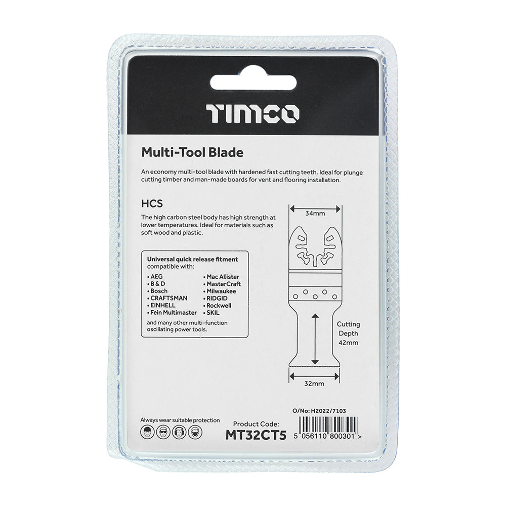TIMCO MTool Blade Straight Coarse