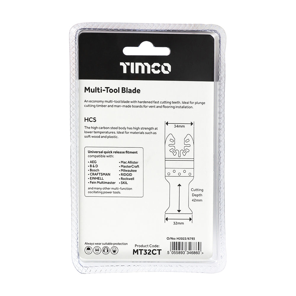 TIMCO MTool Blade Straight Coarse