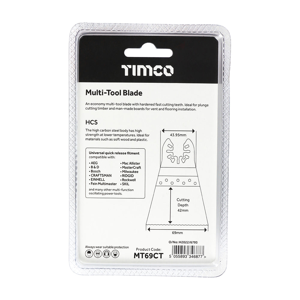 TIMCO MTool Blade Straight Coarse