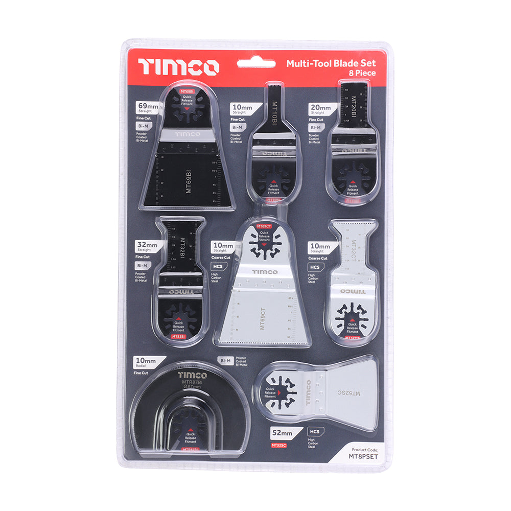 TIMCO MTool Blade Set 8pcs