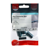 TIMCO Connector Nut DIN 6334 - BZP