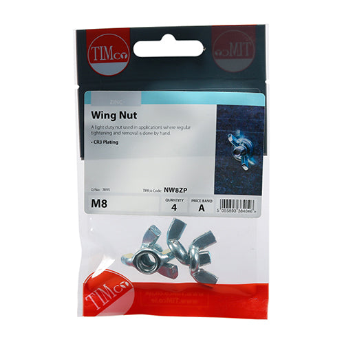 TIMCO Wing Nut - BZP