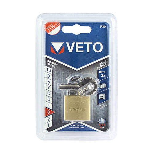 TIMCO Brass Padlock