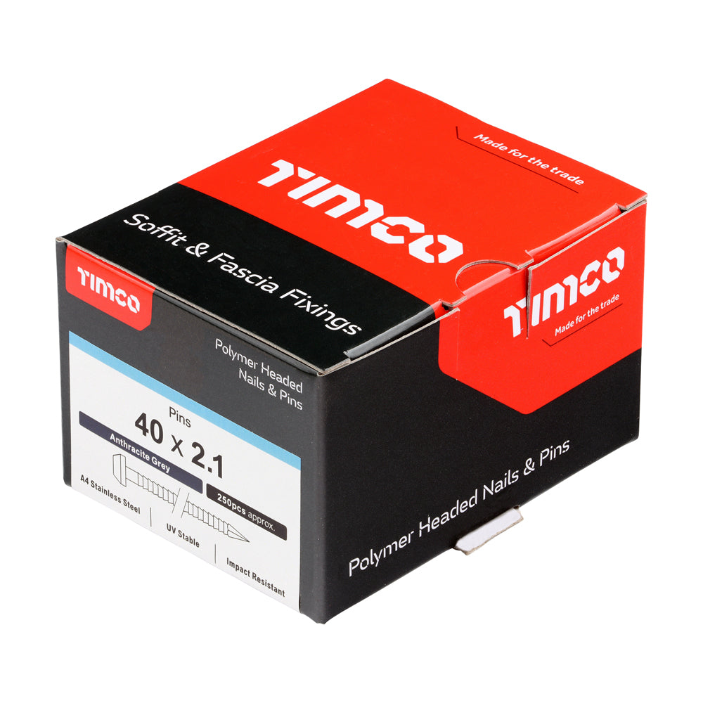 TIMCO Polymer Headed Pin A GREY