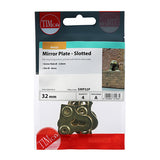 TIMCO Mirror Plate - Slotted