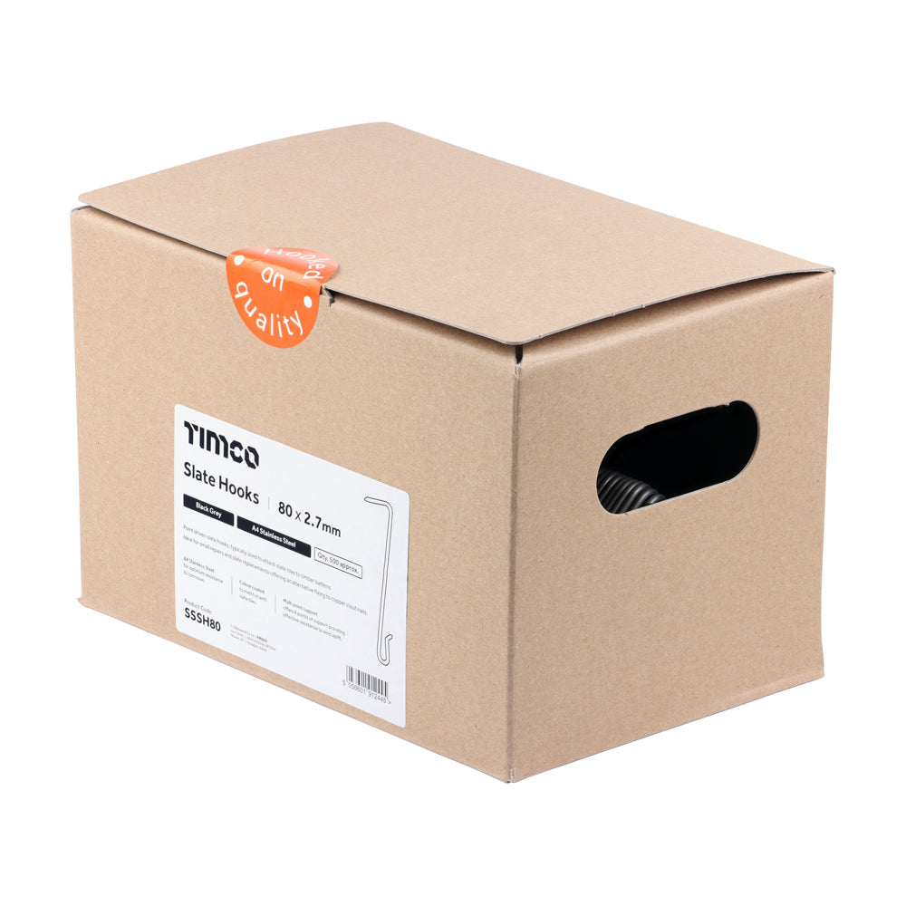 TIMCO Slate Hooks Grey - A4 SS
