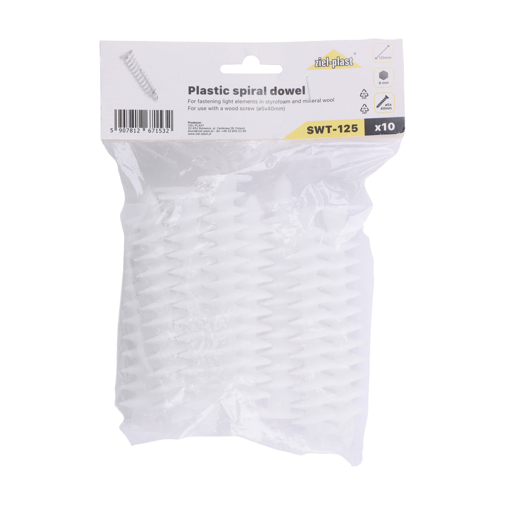 TIMCO Plastic Spiral Dowels