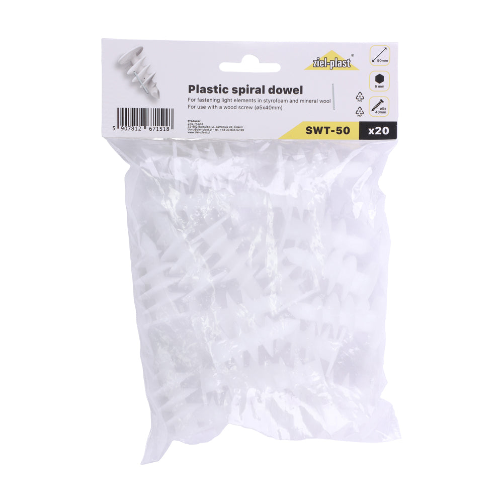TIMCO Plastic Spiral Dowels
