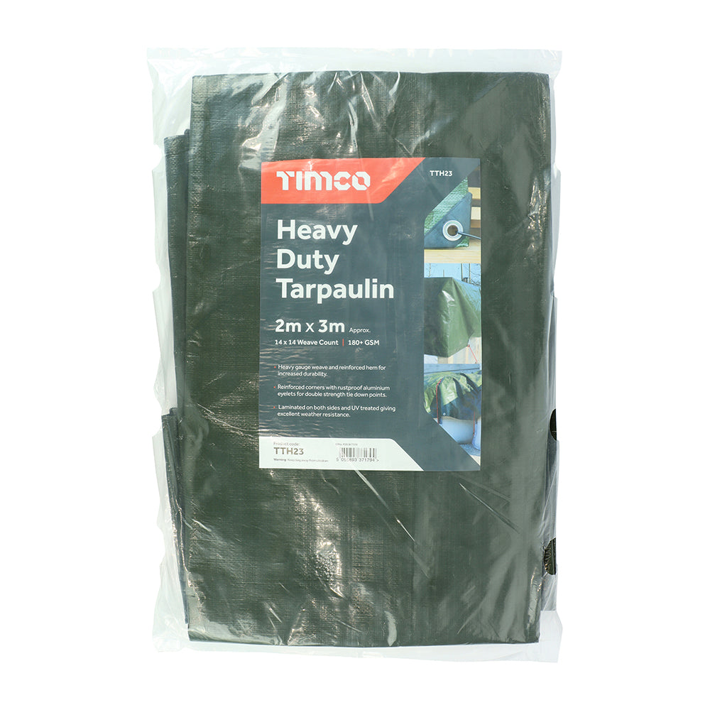 TIMCO Heavy Duty Tarpaulin Green