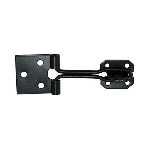 TIMCO Wire Pattern Hasp-Staple Black