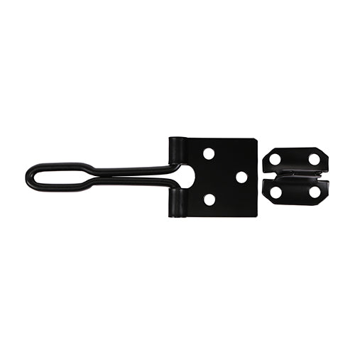 TIMCO Wire Pattern Hasp-Staple Black