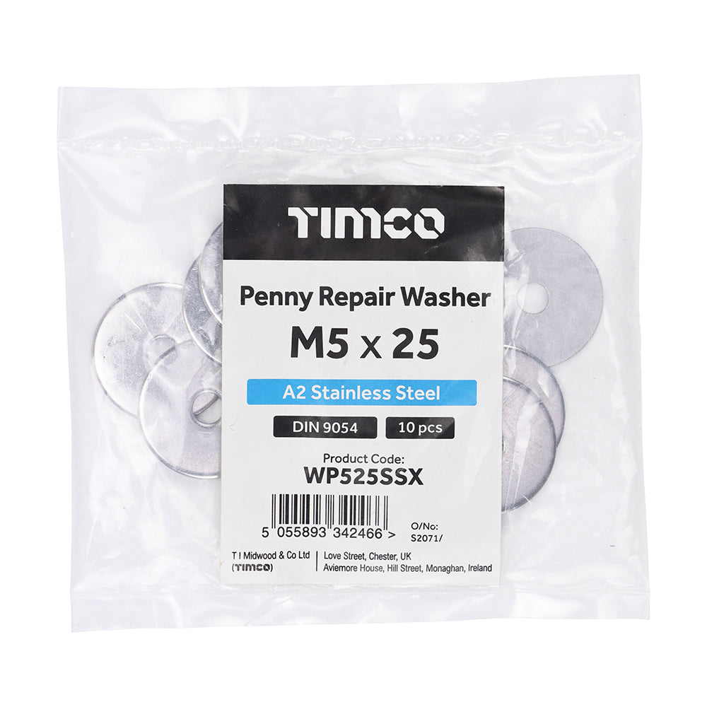 TIMCO Penny / Repair Washer A2 SS
