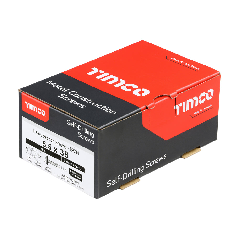 TIMCO Hex Screw W16 S/DRILL No5 Zinc