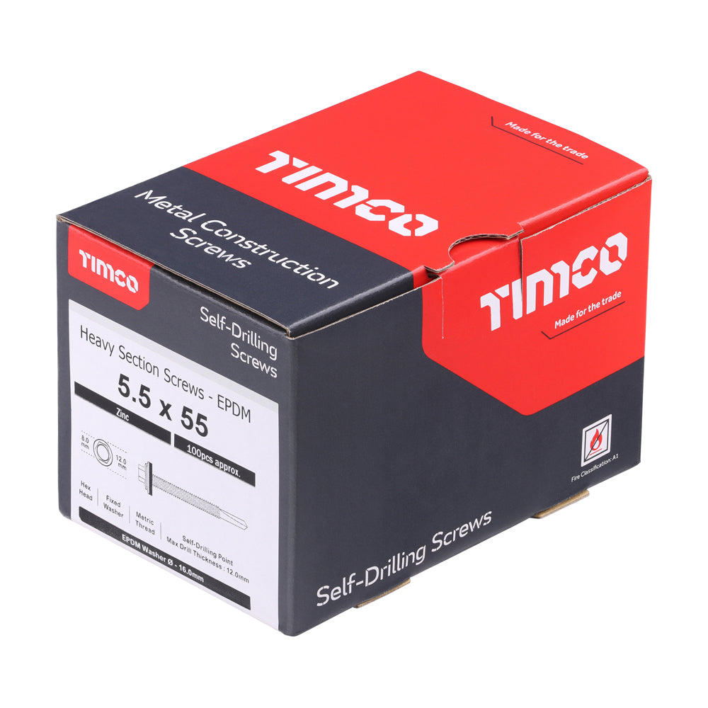 TIMCO Hex Screw W16 S/DRILL No5 Zinc