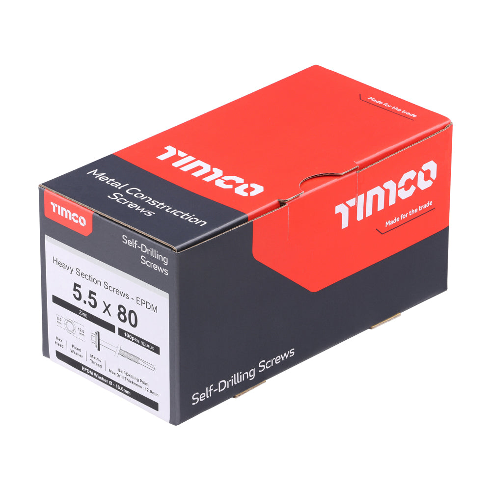 TIMCO Hex Screw W16 S/DRILL No5 Zinc