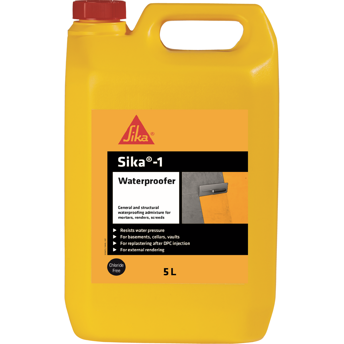 Sika-1 Waterproofer Liquid Waterproofing Additive – 5L