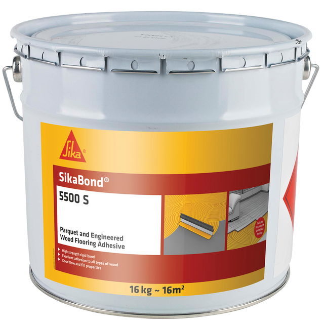SikaBond-5500 S Wood Flooring Adhesive – Beige / 16kg