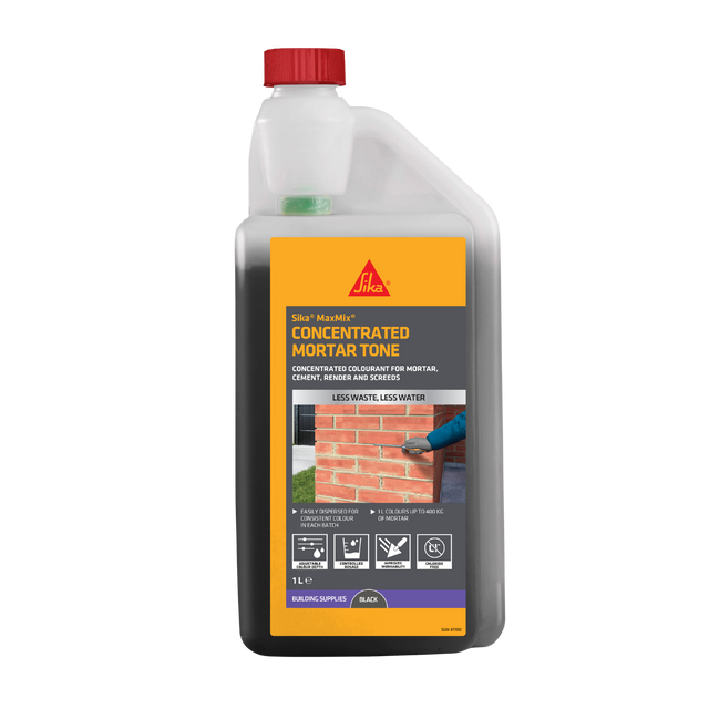 Sika MaxMix Concentrated Mortar Tone – Black / 1L