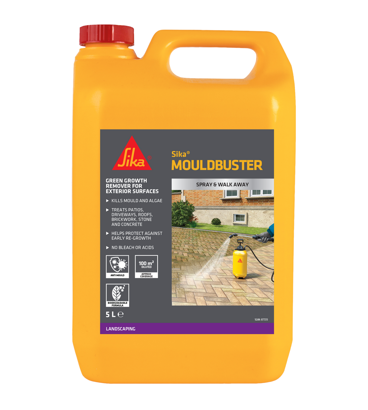 Sika Mouldbuster Mould & Algae Treatment – 5L