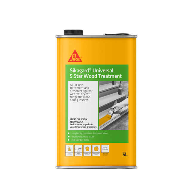 Sikagard Universal 5 Star Wood Treatment – 5L