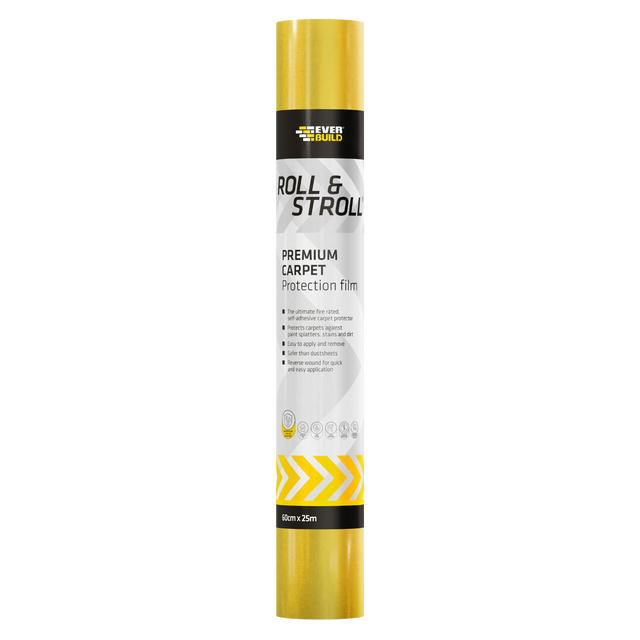Everbuild Roll & Stroll Premium Carpet Protector – 600mm x 25m