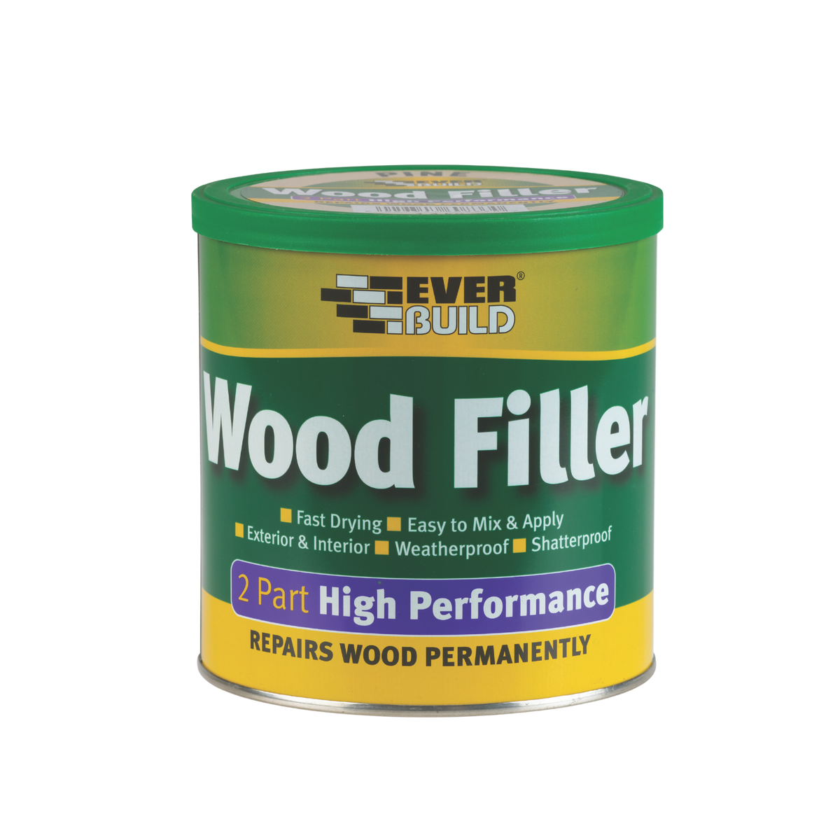 Everbuild 2 Part High Performance Wood Filler – Pine / 1.4kg