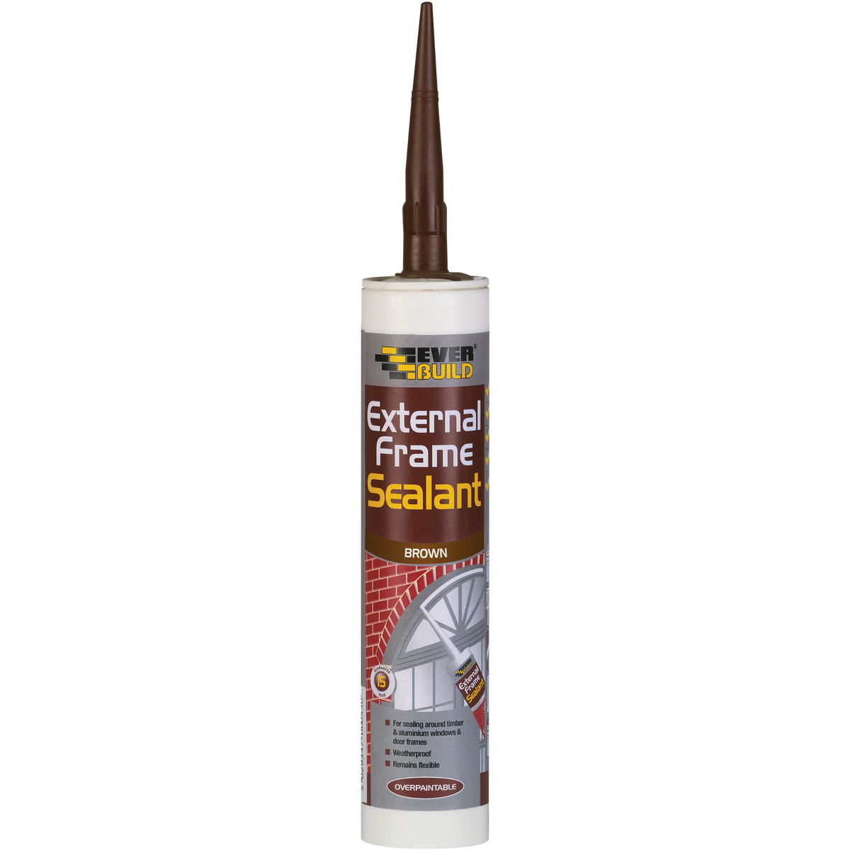 Everbuild External Frame Sealant – Brown / 290ml