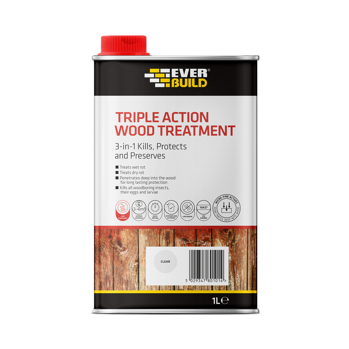 Everbuild Triple Action Wood Treatment – 1L