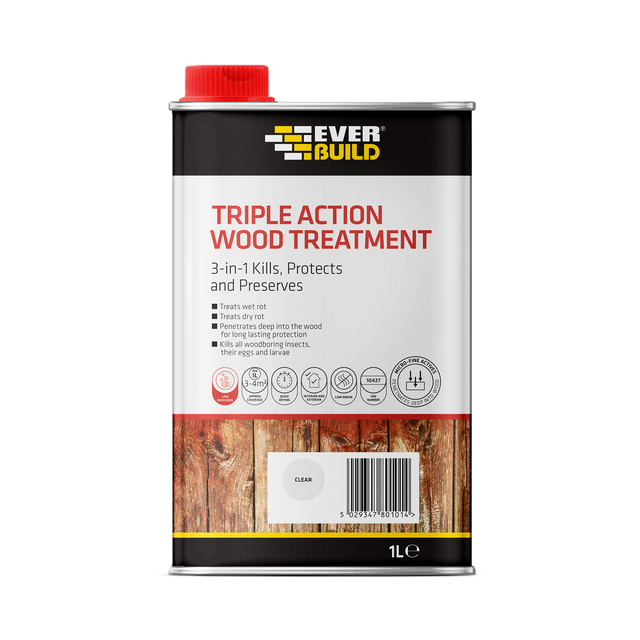 Everbuild Triple Action Wood Treatment – 1L