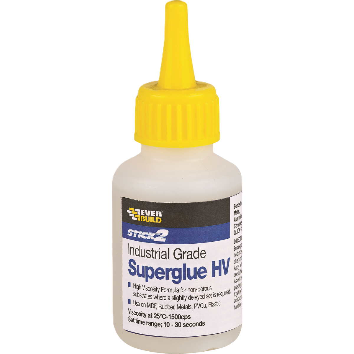 Everbuild Stick2 Industrial Grade Superglue HV – 20g